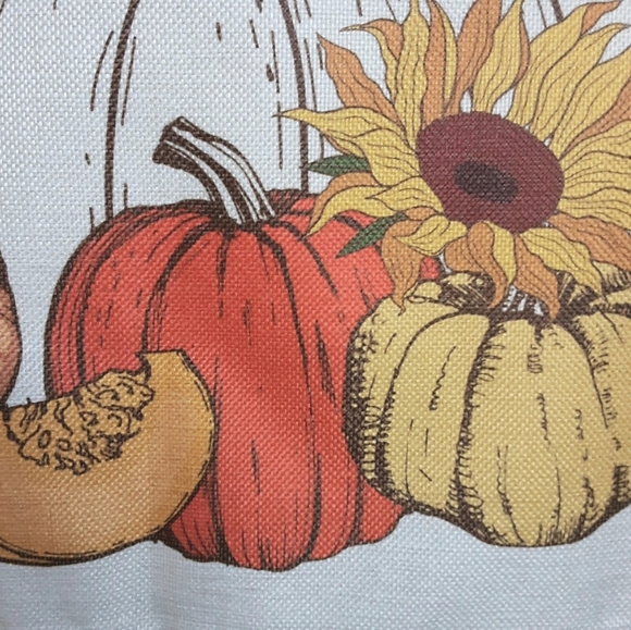 NEW Set of 4 Fall/Thanksgiving Pillowcovers - gnomes, Fall colors - Picture 3 of 11
